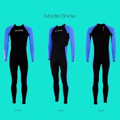 Men's SLINX 1707 Lycra Full Body Wetsuit - Quick-Drying Long-Sleeve Sunscreen Diving Suit