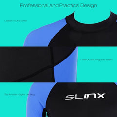 Traje de buceo de cuerpo entero de licra SLINX 1707 para hombre: traje de buceo con protección solar y mangas largas de secado rápido