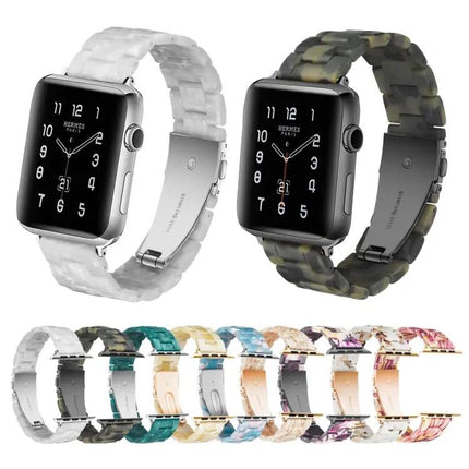 Resin Watch Band For Apple Watch 38/40/42/44mm Simple