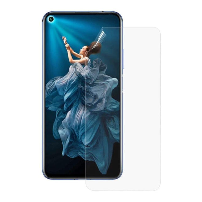 Full Cover Hydrogel Screen Protector For Huawei Curved Screen Everyday Use Daily Protection - full-coverage clear protector on curved phone display