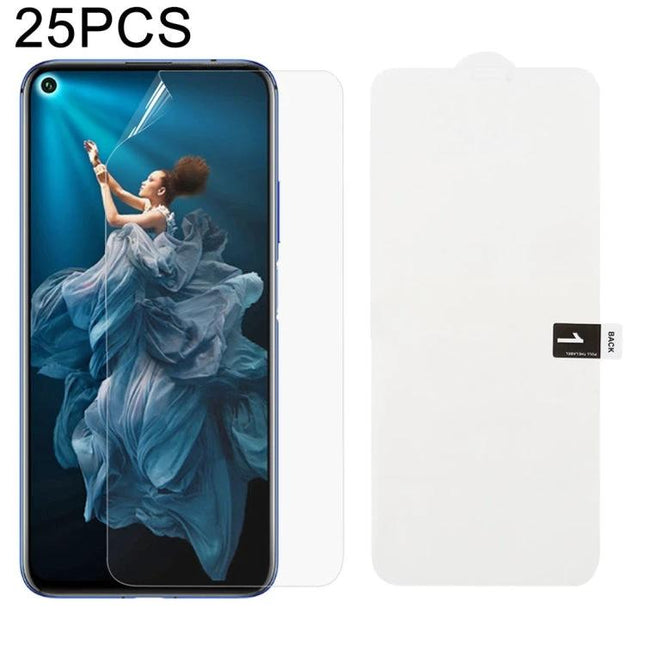 Hydrogel Screen Protectors for Huawei Phones, 25 Pack - edge-to-edge curved display protectors, 25 pack for travelers and active users