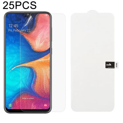 Hydrogel Screen Protector 25-Pack Full Cover Front For Galaxy