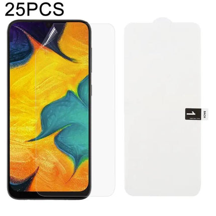 Hydrogel Screen Protector 25-Pack Full Cover Front For Galaxy