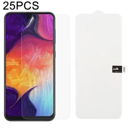 Hydrogel Screen Protector 25-Pack Full Cover Front For Galaxy