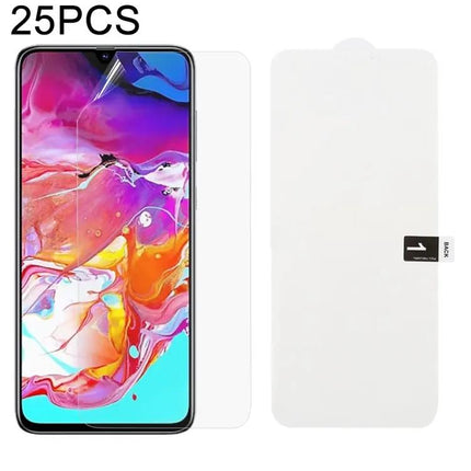 Hydrogel Screen Protector 25-Pack Full Cover Front For Galaxy