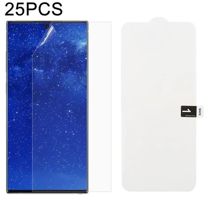 Hydrogel Screen Protector 25-Pack Full Cover Front For Galaxy