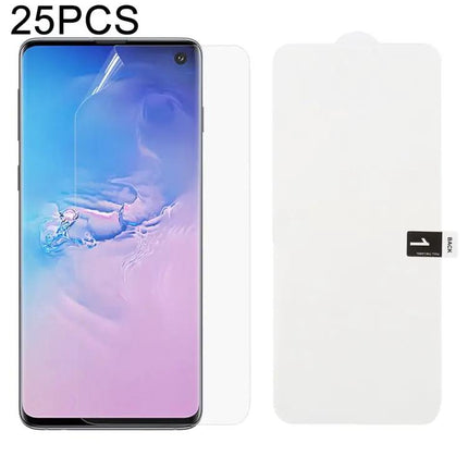 Hydrogel Screen Protector 25-Pack Full Cover Front For Galaxy