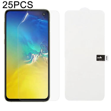 Hydrogel Screen Protector 25-Pack Full Cover Front For Galaxy