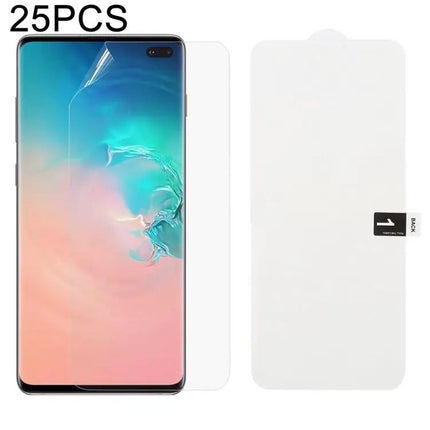 Hydrogel Screen Protector 25-Pack Full Cover Front For Galaxy