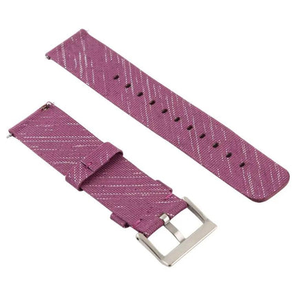Canvas Wrist Strap For Fitbit Versa Adjustable Multicolor