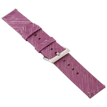 Canvas Wrist Strap For Fitbit Versa Adjustable Multicolor