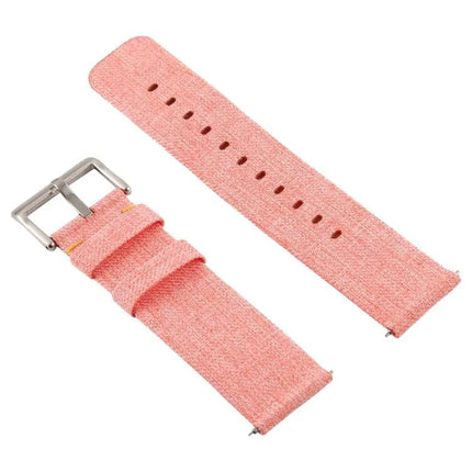 Canvas Wrist Strap For Fitbit Versa Adjustable Multicolor
