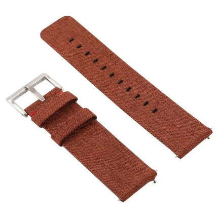 Canvas Wrist Strap For Fitbit Versa Adjustable Multicolor