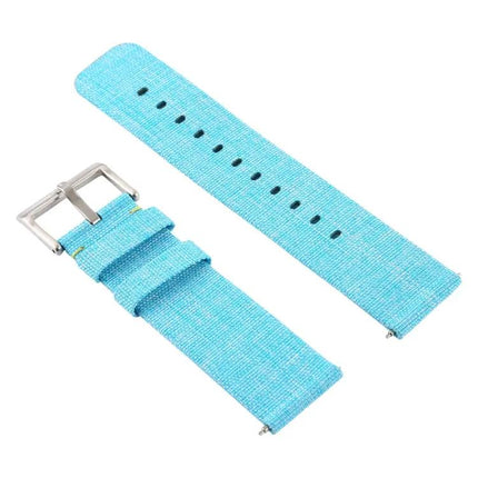 Canvas Wrist Strap For Fitbit Versa Adjustable Multicolor