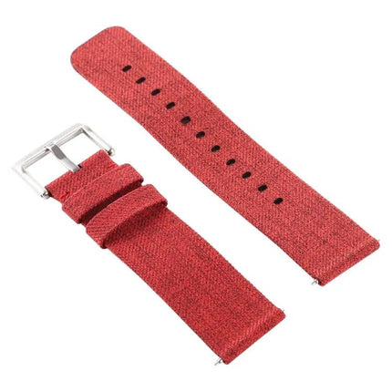 Canvas Wrist Strap For Fitbit Versa Adjustable Multicolor