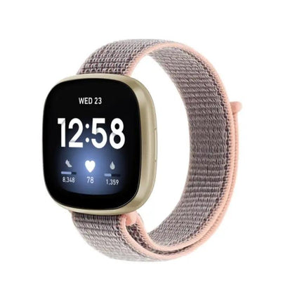 Fitbit Versa 3 Nylon Loop Replacement Strap Adjustable