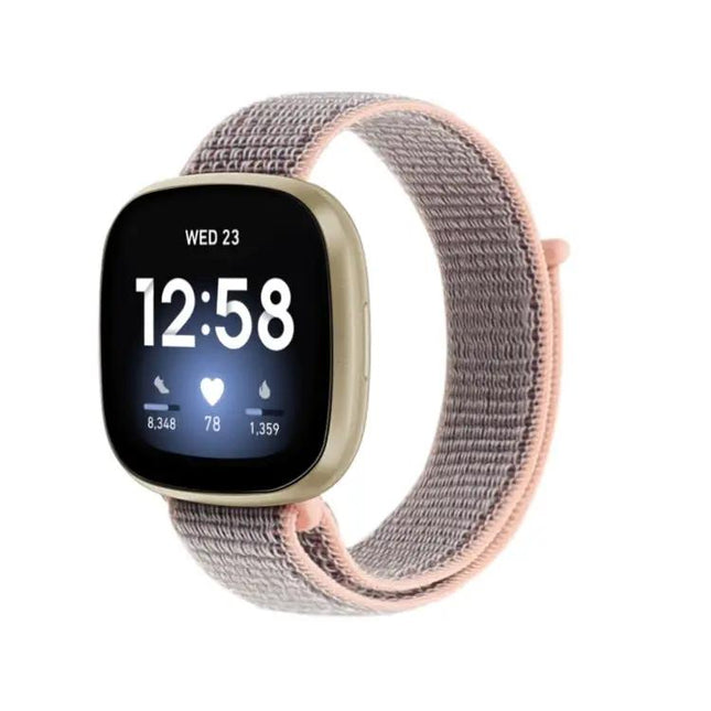 Fitbit Versa 3 Nylon Loop Replacement Strap Adjustable