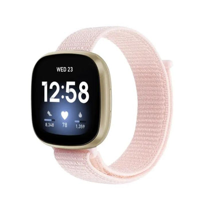 Fitbit Versa 3 Nylon Loop Replacement Strap Adjustable