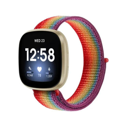 Fitbit Versa 3 Nylon Loop Replacement Strap Adjustable