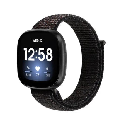 Fitbit Versa 3 Nylon Loop Replacement Strap Adjustable