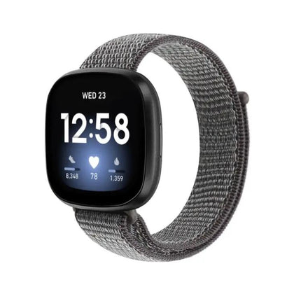 Fitbit Versa 3 Nylon Loop Replacement Strap Adjustable