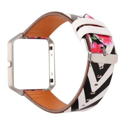 Leather Replacement Strap for Fitbit Blaze Adjustable