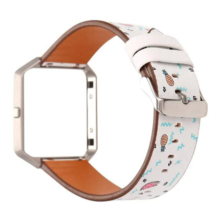 Leather Replacement Strap for Fitbit Blaze Adjustable