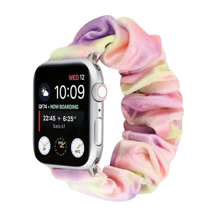 Flannel Elastic Replacement Strap For Apple Watch 38/40/41mm