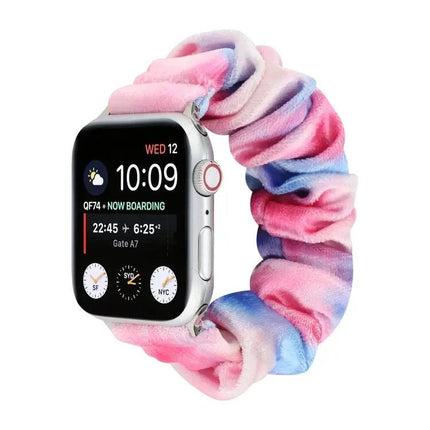 Flannel Elastic Replacement Strap For Apple Watch 38/40/41mm