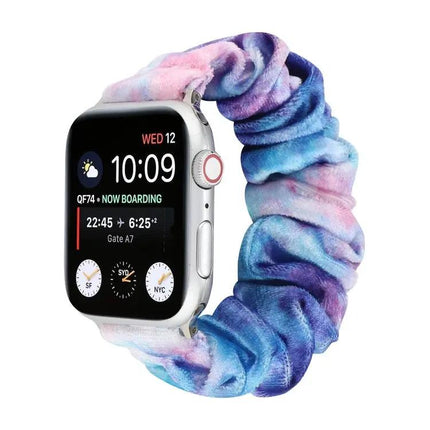 Flannel Elastic Replacement Strap For Apple Watch 38/40/41mm