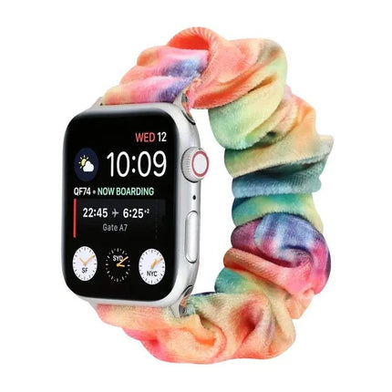 Flannel Elastic Replacement Strap For Apple Watch 38/40/41mm
