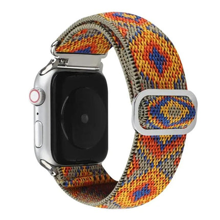 Apple Watch Nylon Elastic Band Metal Buckle 38-45mm