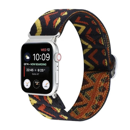 Apple Watch Nylon Elastic Band Metal Buckle 38-45mm