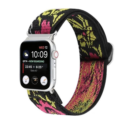 Apple Watch Nylon Elastic Band Metal Buckle 38-45mm