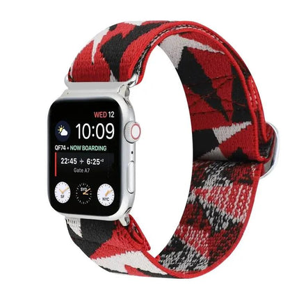 Nylon Elastic Replacement Watch Band Metal Buckle 38-41mm