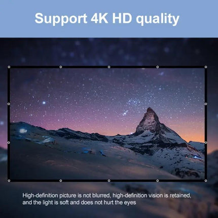Portable Folding Projector Screen for Movie Viewing