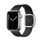 For Apple Watch Ultra 49mm / Series 8&7 45mm / SE 2&6&SE&5&4 44mm / 3&2&1 42mm / Black