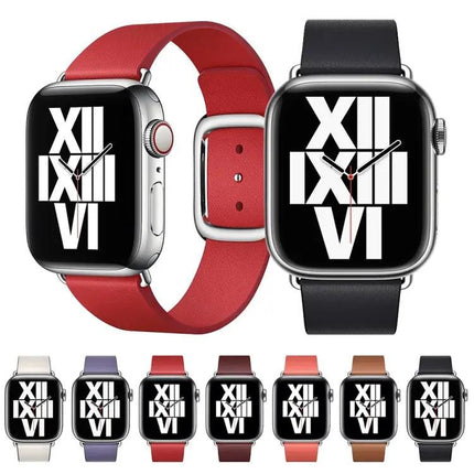 Leather Watch Band for Apple Watch 49/45/44/42/41/40mm