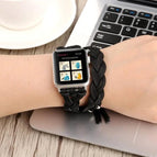For Apple Watch Ultra 49mm / Series 8&7 45mm / SE 2&6&SE&5&4 44mm / 3&2&1 42mm / Black