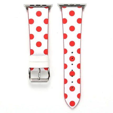 Leather Dot Pattern Apple Watch Band 38/40/41/42mm | SYNDMART