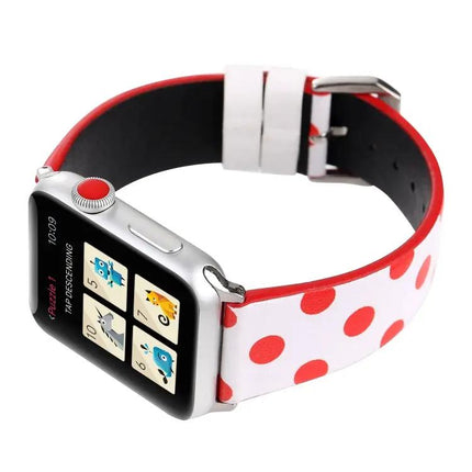 Leather Dot Pattern Apple Watch Band 38/40/41/42mm | SYNDMART