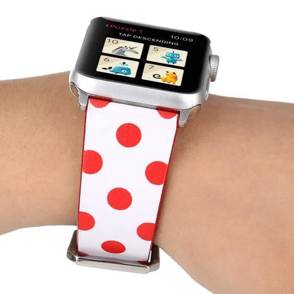 Leather Dot Pattern Apple Watch Band 38/40/41/42mm | SYNDMART