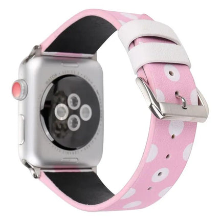 Leather Dot Pattern Apple Watch Band 38/40/41/42mm