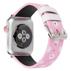 For Apple Watch Series 7 41mm / 6 & SE & 5 & 4 40mm / 3 & 2 & 1 38mm / Pink White