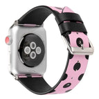 For Apple Watch Series 8&7 41mm / SE 2&6&SE&5&4 40mm / 3&2&1 38mm / Pink Black