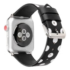 For Apple Watch Series 7 41mm / 6 & SE & 5 & 4 40mm / 3 & 2 & 1 38mm / Black White