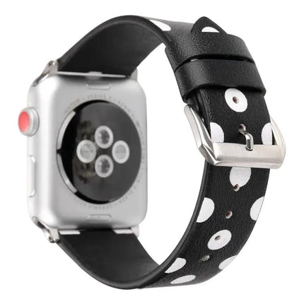 Leather Dot Pattern Apple Watch Band 38/40/41/42mm