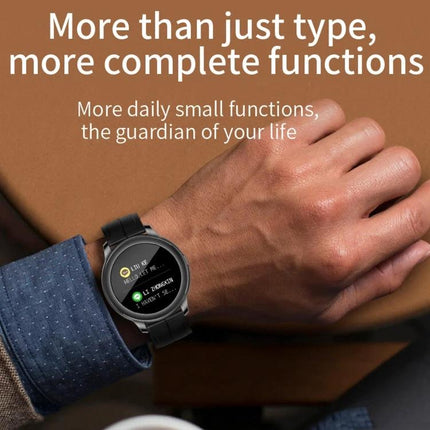 Smart Watch for Daily Health Tracking and Activity Monitoring on wrist showing notifications, step and sleep tracking display