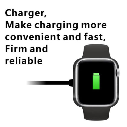 Daily Smart Watch with Silicone Strap for Everyday Health Tracking showing charging screen with green battery icon and silicone black strap