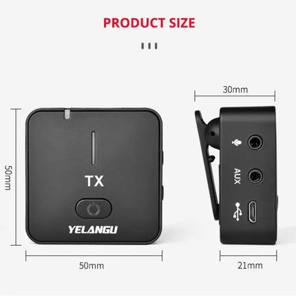 YELANGU Microphone for Everyday Interviews and Broadcasting
